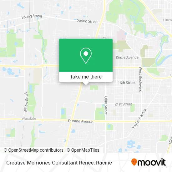 Creative Memories Consultant Renee map