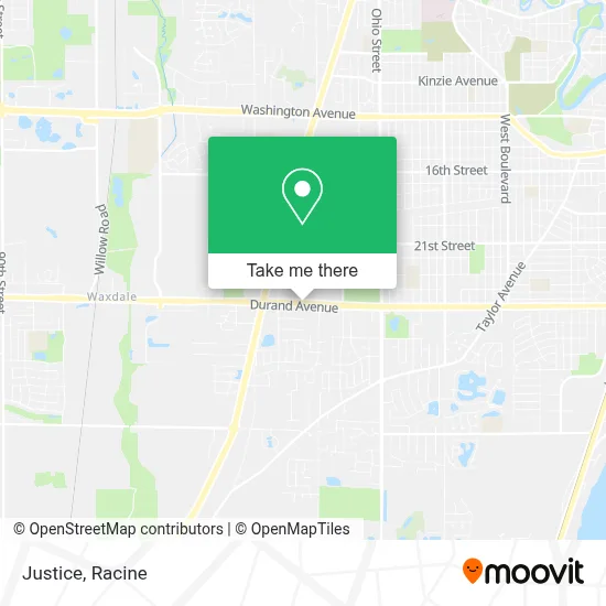 Justice map