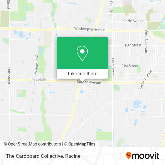 The Cardboard Collective map