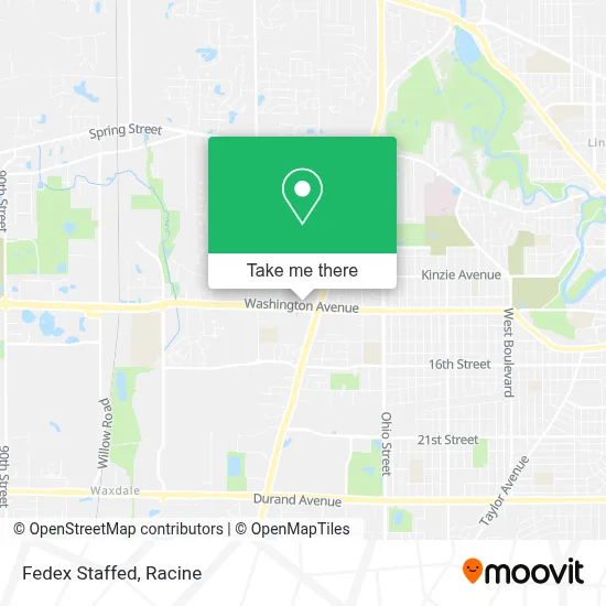Fedex Staffed map