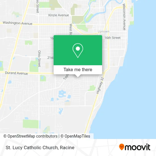 St. Lucy Catholic Church map