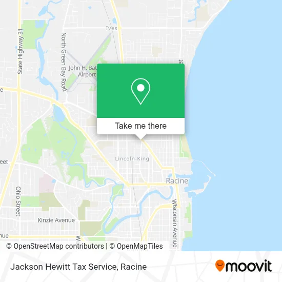 Jackson Hewitt Tax Service map