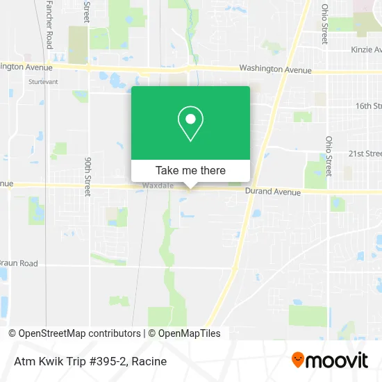 Atm Kwik Trip #395-2 map