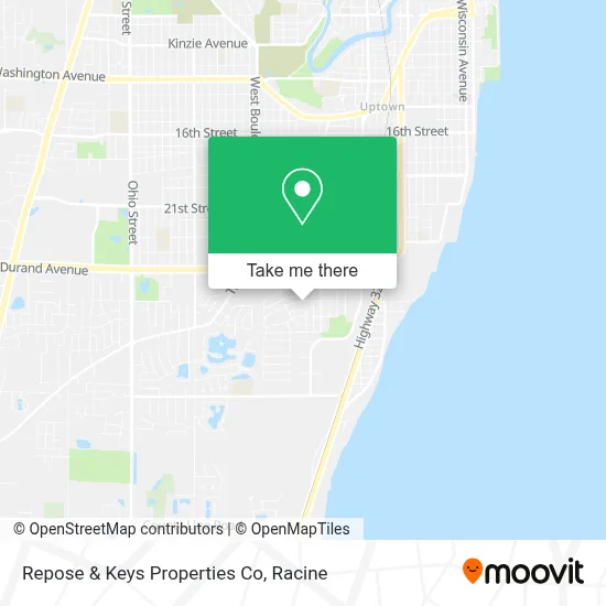 Repose & Keys Properties Co map