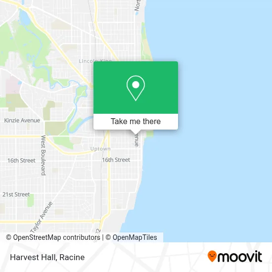 Harvest Hall map
