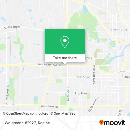 Walgreens #2927 map