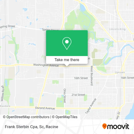 Frank Sterbin Cpa, Sc map
