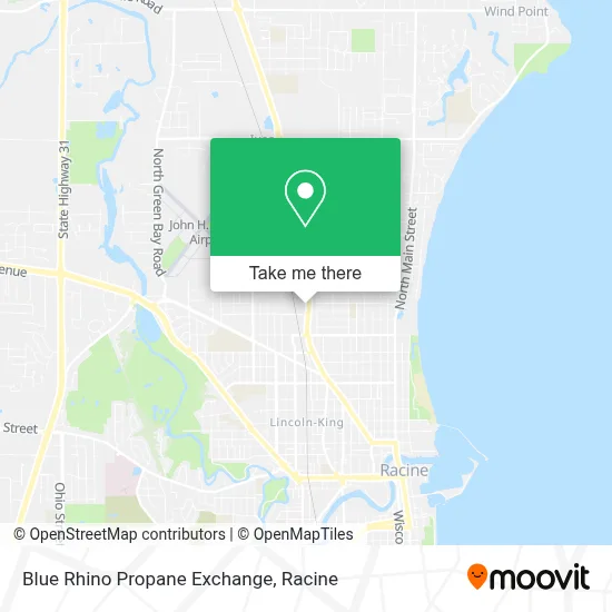 Blue Rhino Propane Exchange map