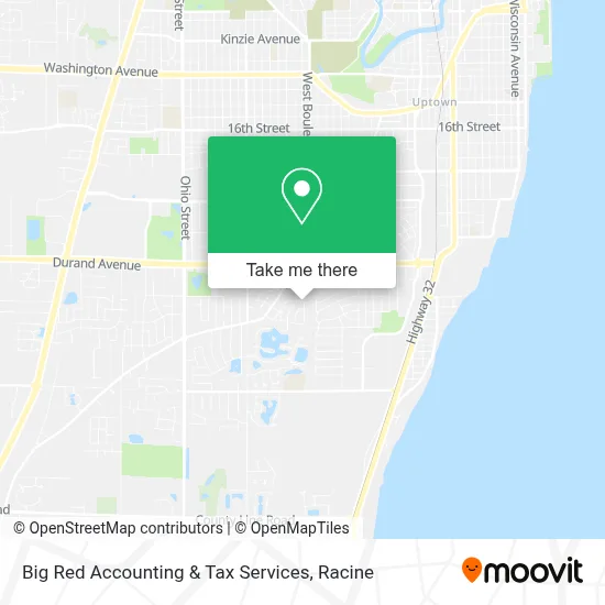 Big Red Accounting & Tax Services map