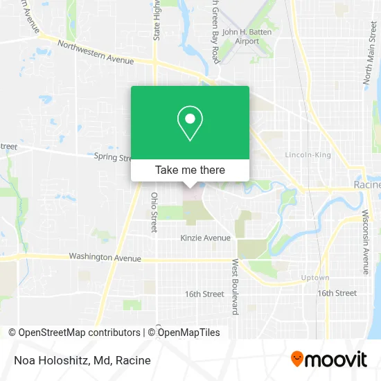 Noa Holoshitz, Md map