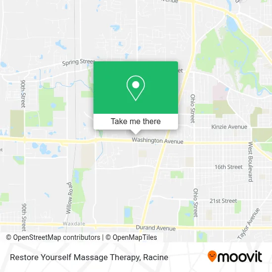 Restore Yourself Massage Therapy map