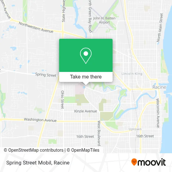 Spring Street Mobil map