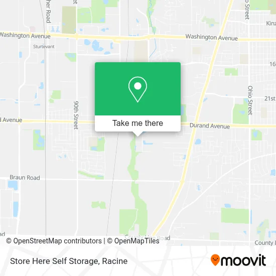 Store Here Self Storage map