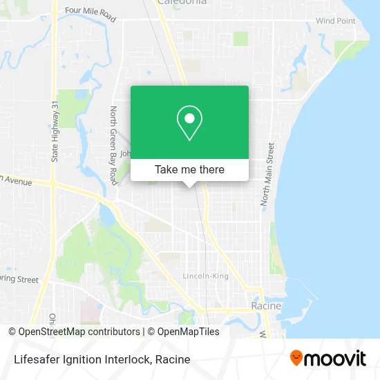 Lifesafer Ignition Interlock map
