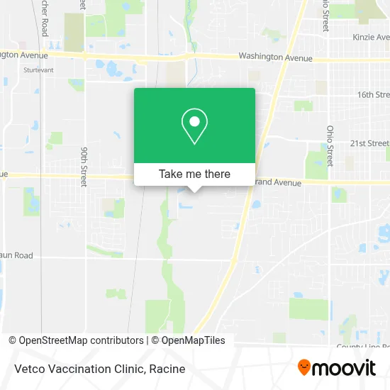 Vetco Vaccination Clinic map