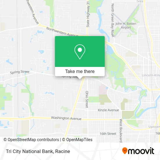 Tri City National Bank map