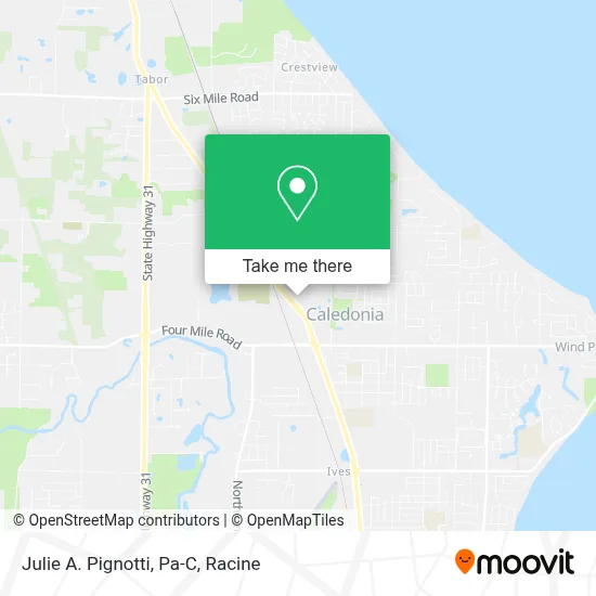Julie A. Pignotti, Pa-C map