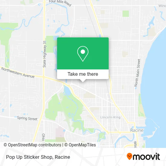 Pop Up Sticker Shop map