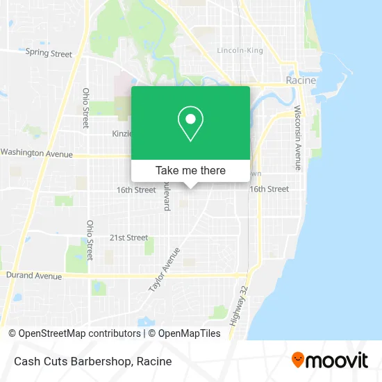 Cash Cuts Barbershop map