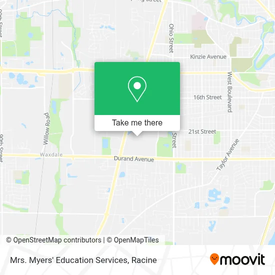 Mrs. Myers' Education Services map