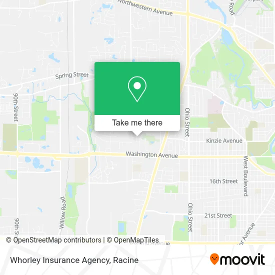 Whorley Insurance Agency map