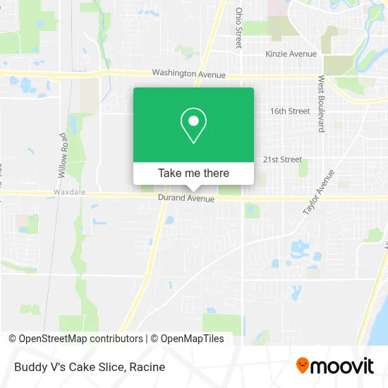 Buddy V's Cake Slice map