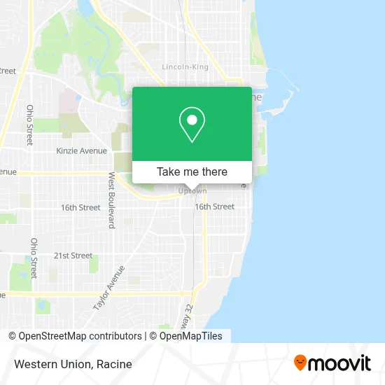 Western Union map