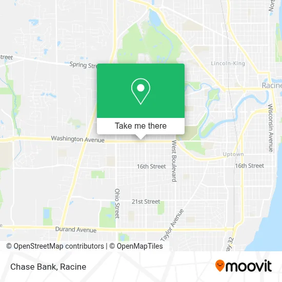 Chase Bank map