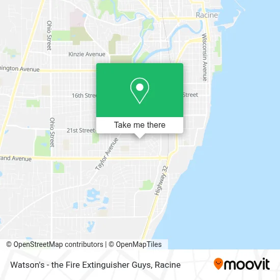 Watson's - the Fire Extinguisher Guys map