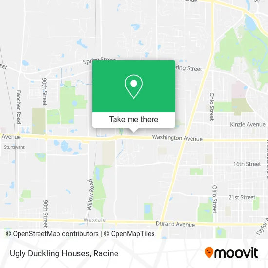 Ugly Duckling Houses map