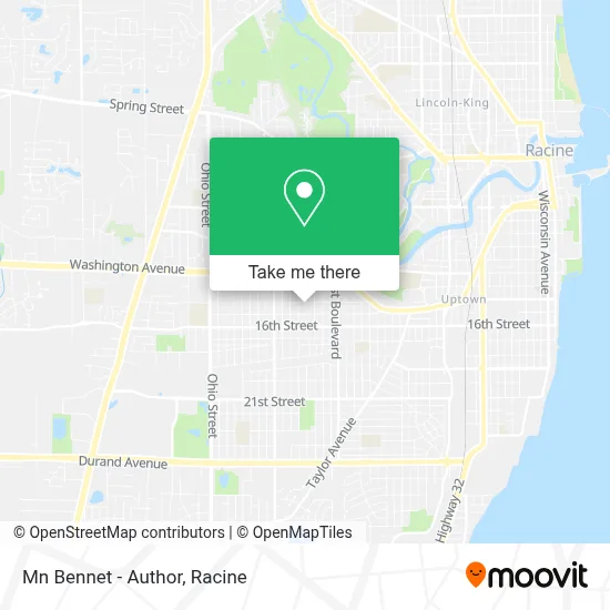 Mn Bennet - Author map