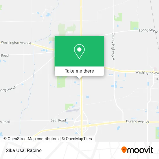 Sika Usa map