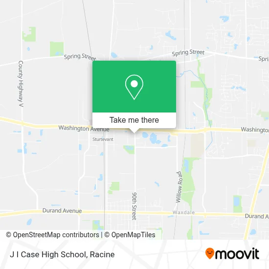 J I Case High School map
