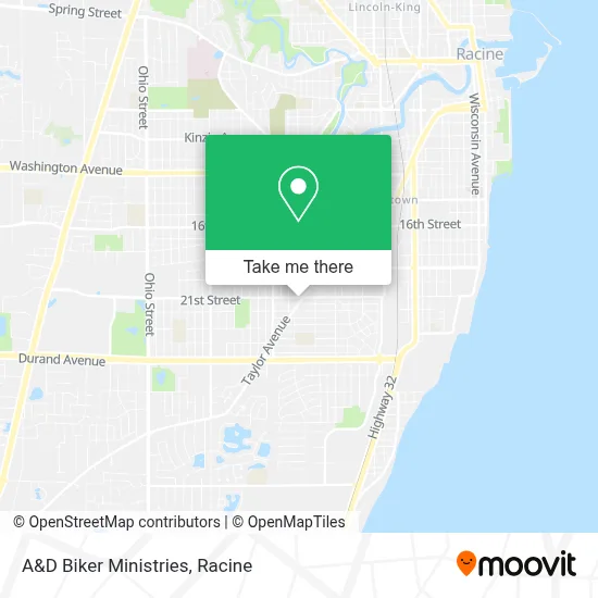A&D Biker Ministries map