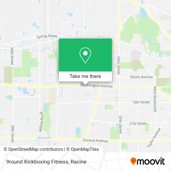 9round Kickboxing Fitness map