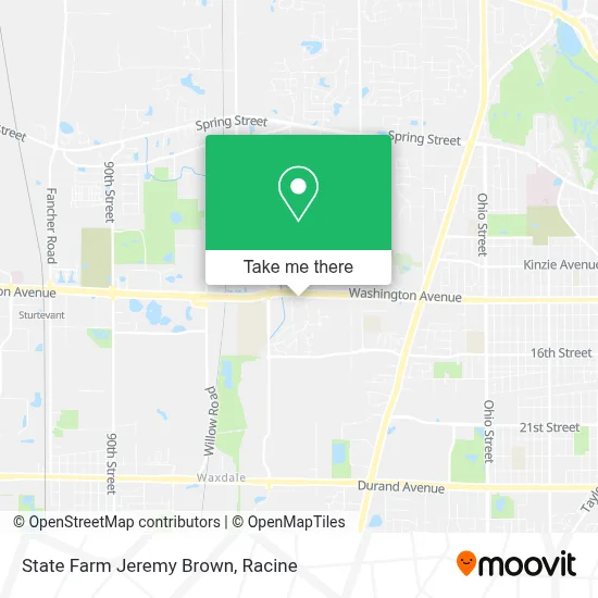 State Farm Jeremy Brown map