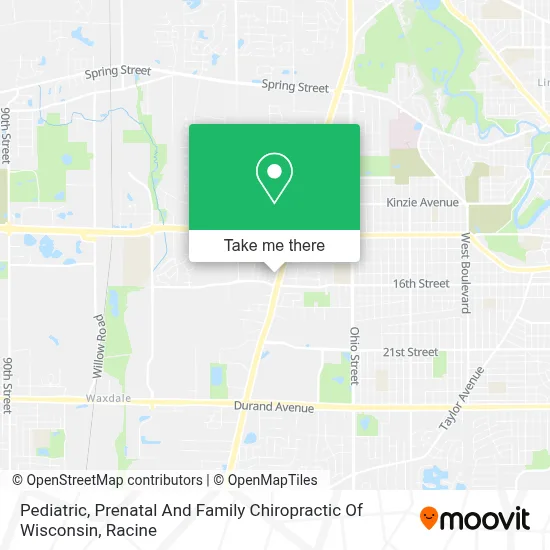 Pediatric, Prenatal And Family Chiropractic Of Wisconsin map