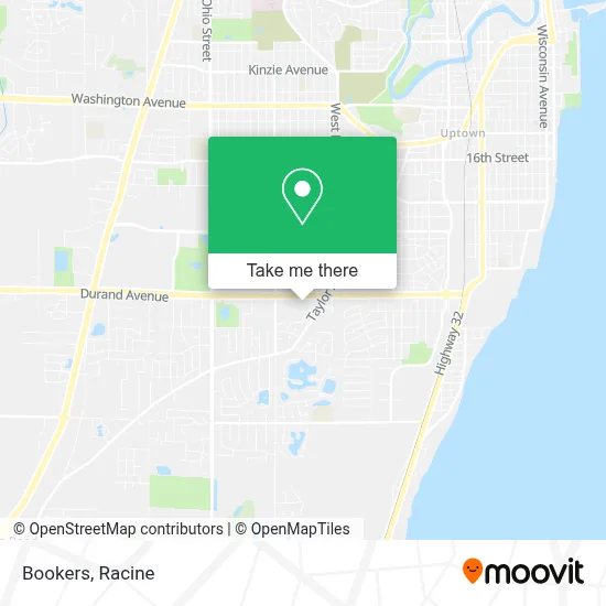 Bookers map