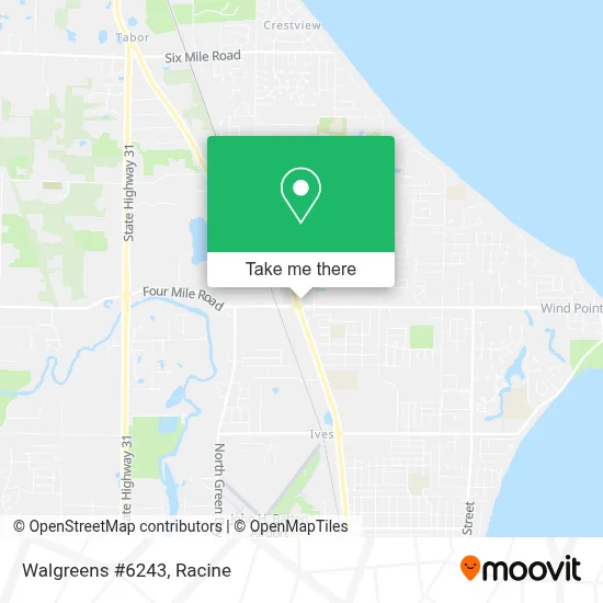 Walgreens #6243 map