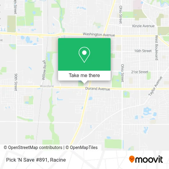 Pick 'N Save #891 map