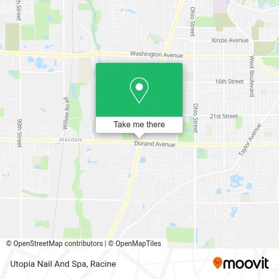 Utopia Nail And Spa map