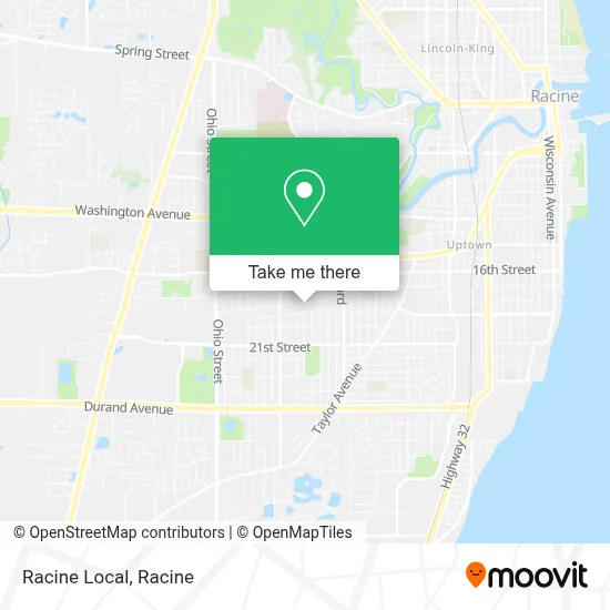 Racine Local map
