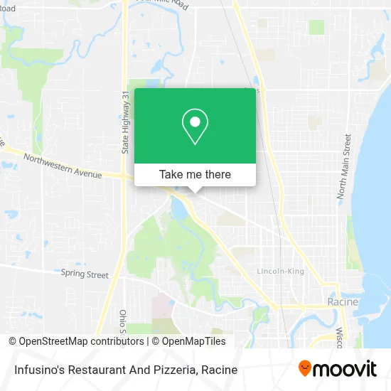 Infusino's Restaurant And Pizzeria map