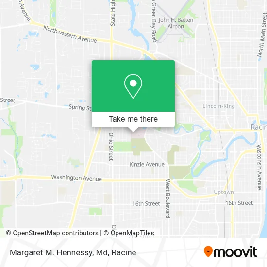 Margaret M. Hennessy, Md map