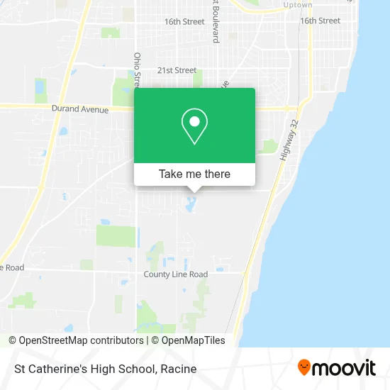 St Catherine's High School map