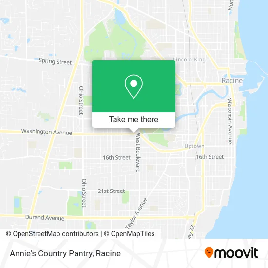 Annie's Country Pantry map