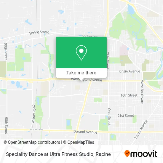 Speciality Dance at Ultra Fitness Studio map