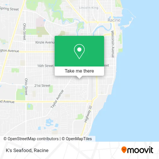 K's Seafood map
