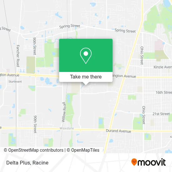 Delta Plus map