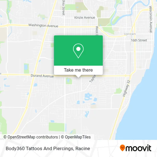 Body360 Tattoos And Piercings map